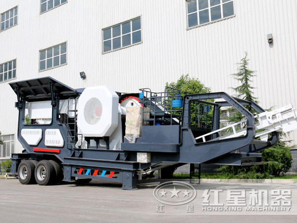 時產(chǎn)200噸青石流動磕石子機-配顎破機 時產(chǎn)200噸青石流動磕石子機-配顎破機