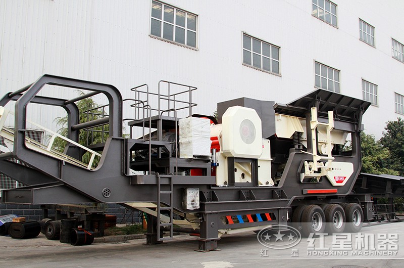 鄂破移動破碎站、進料粒度≤800mm，產量280-650t/h