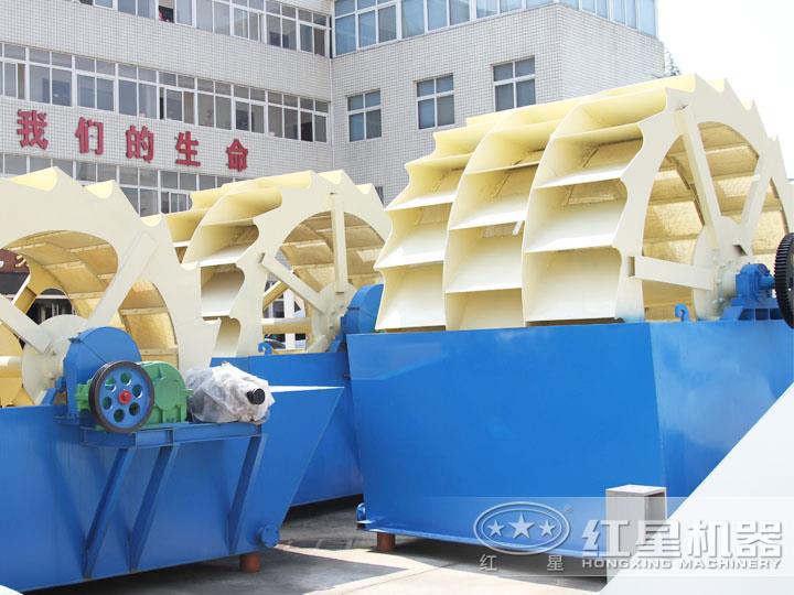 洗砂設(shè)備洗凈度高，用水量少