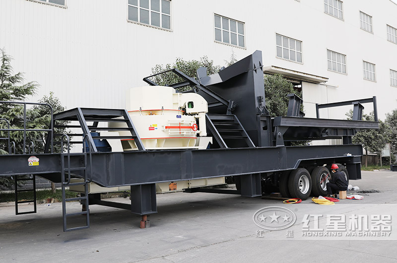 制砂篩分移動碎石機 制砂篩分移動碎石機