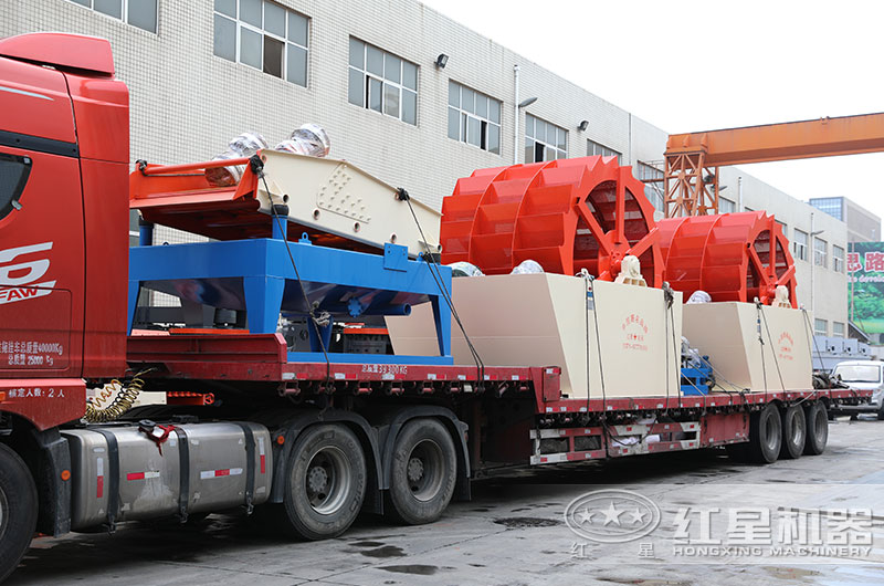 兩臺石粉洗沙機(jī)設(shè)備發(fā)貨 兩臺石粉洗沙機(jī)設(shè)備發(fā)貨