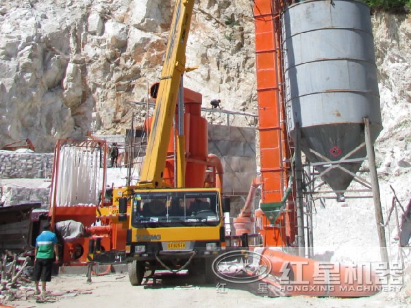 方英石磨粉生產線現場 方英石磨粉生產線現場